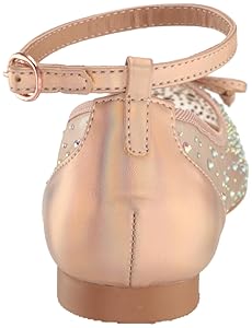 Amazon.com | BCBG GIRLS Girls Heidy Dress Shoe, Blush, 1 | Flats